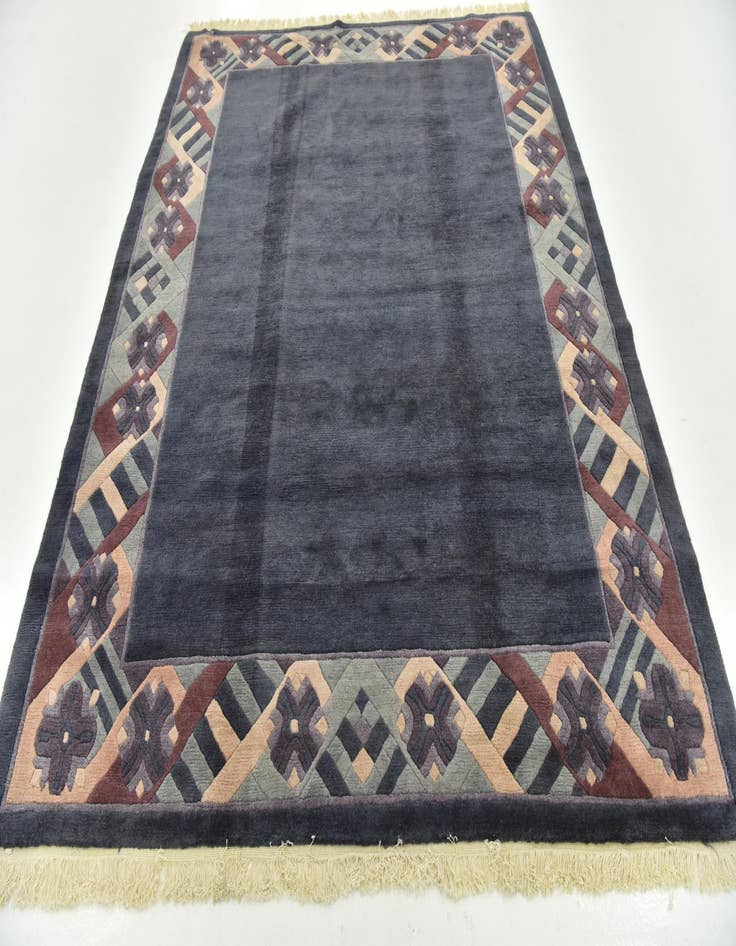 Detail image of 6' 9 x 8' Hand Knotted Nepal Wool Square Rug