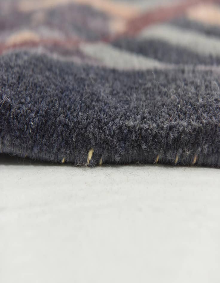 Detail image of 6' 9 x 8' Hand Knotted Nepal Wool Square Rug