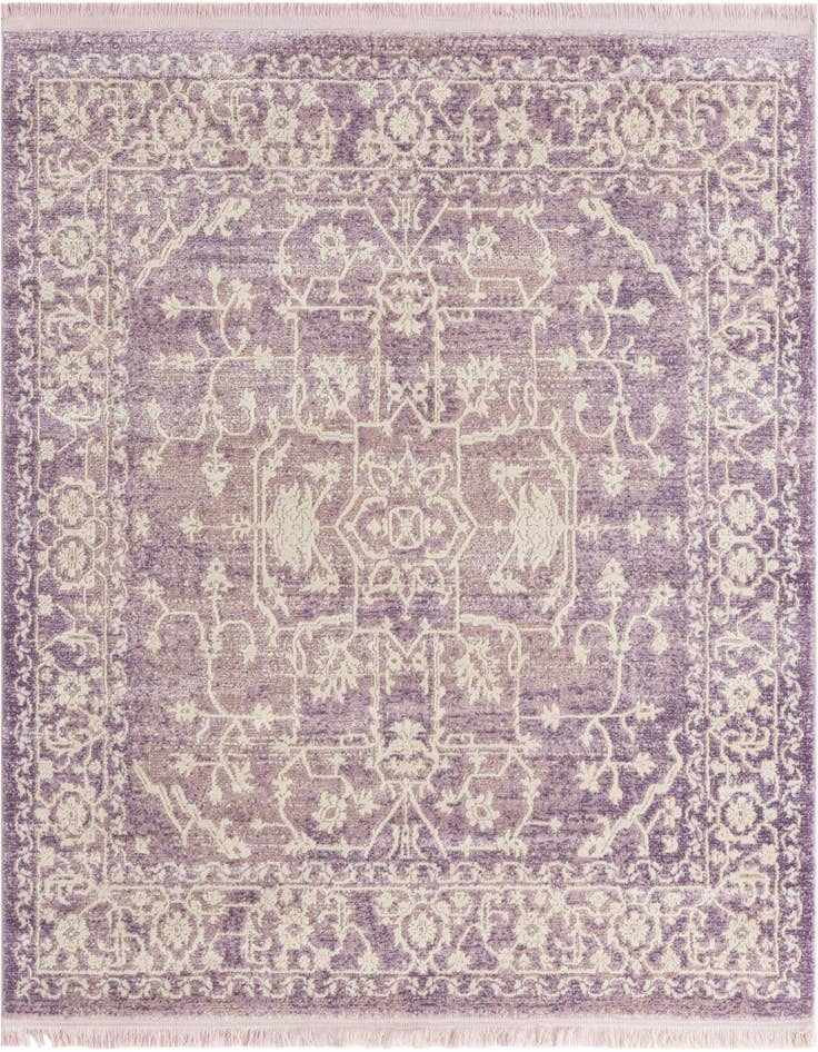 Detail image of 4' x 4' New Vintage Square Rug