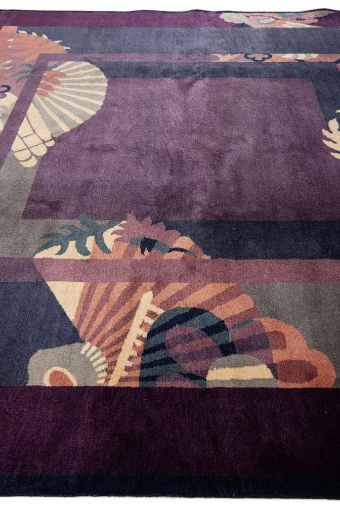 8' x 8' 2 Hand Knotted Tibet Oriental Wool Square Rug