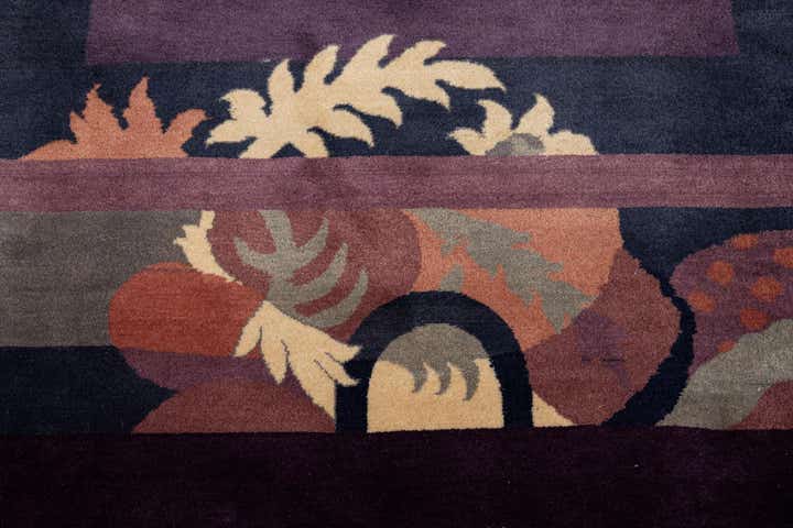 8' x 8' 2 Hand Knotted Tibet Oriental Wool Square Rug