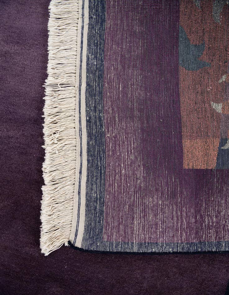 Detail image of 8' x 8' 2  Hand Knotted Tibet Oriental Wool Square Rug