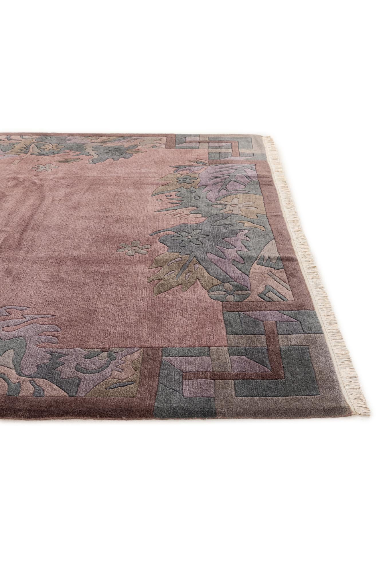 8' 2 x 8' 2 Hand Knotted Tibet Wool Square Rug