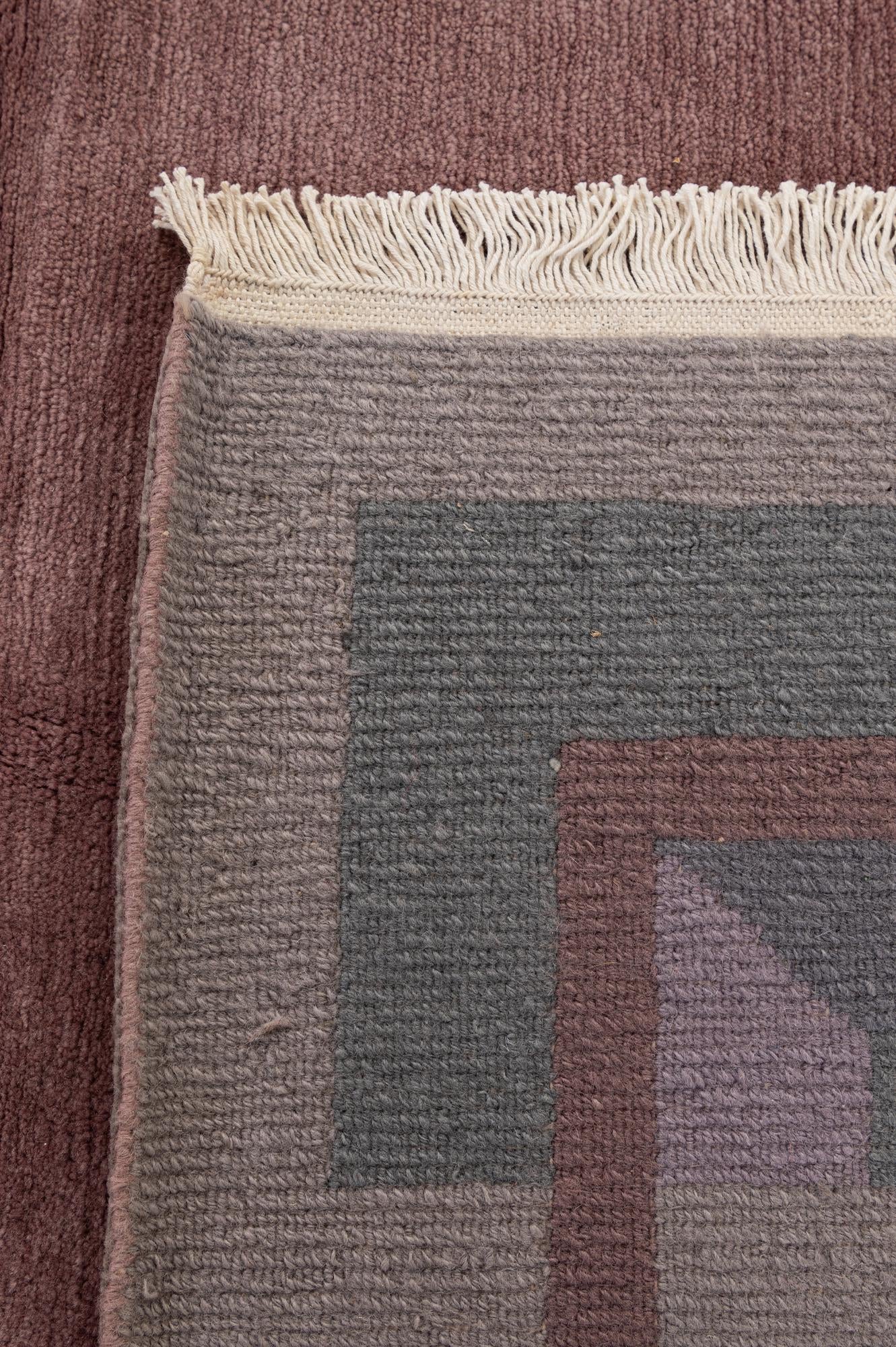 8' 2 x 8' 2 Hand Knotted Tibet Wool Square Rug