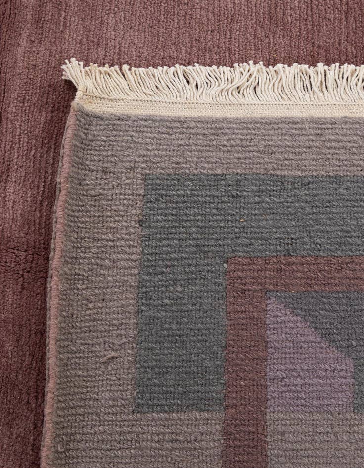 Detail image of 8' 2 x 8' 2  Hand Knotted Tibet Wool Square Rug