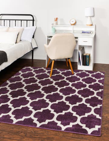 8' x 8' Trellis Square Rug