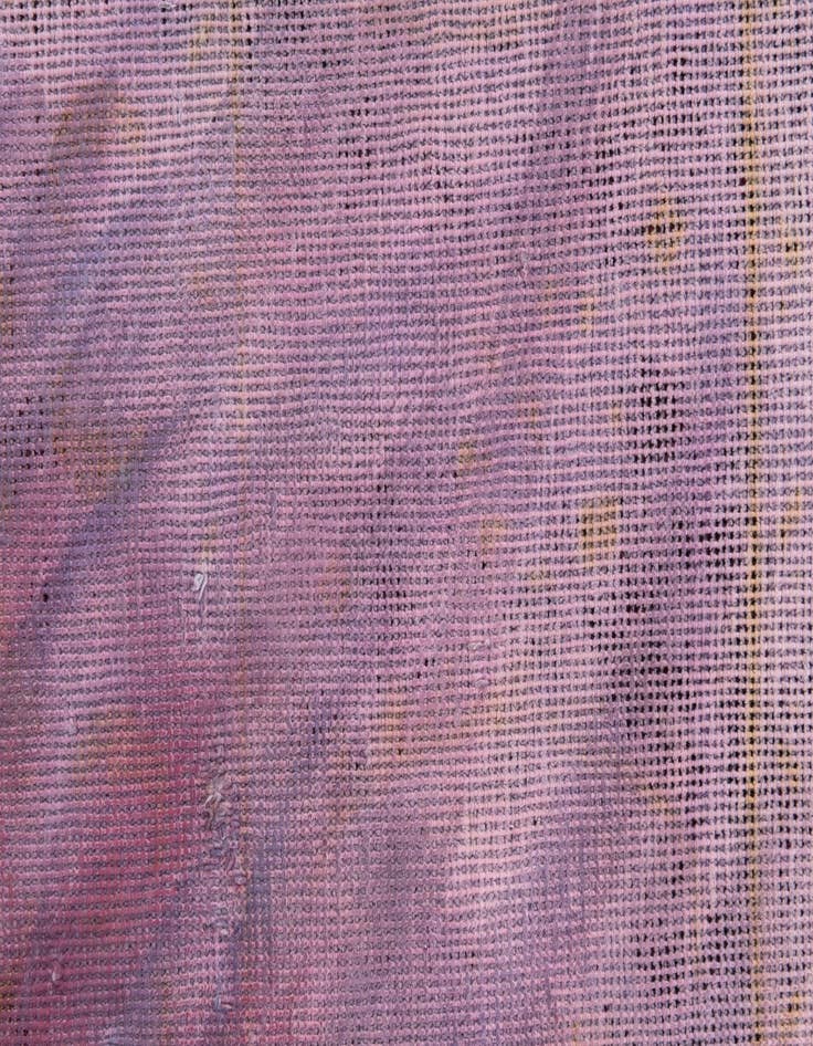 Detail image of 3' 6 x 3' 6  Hand Knotted Ultra Vintage Persian Wool Square Rug