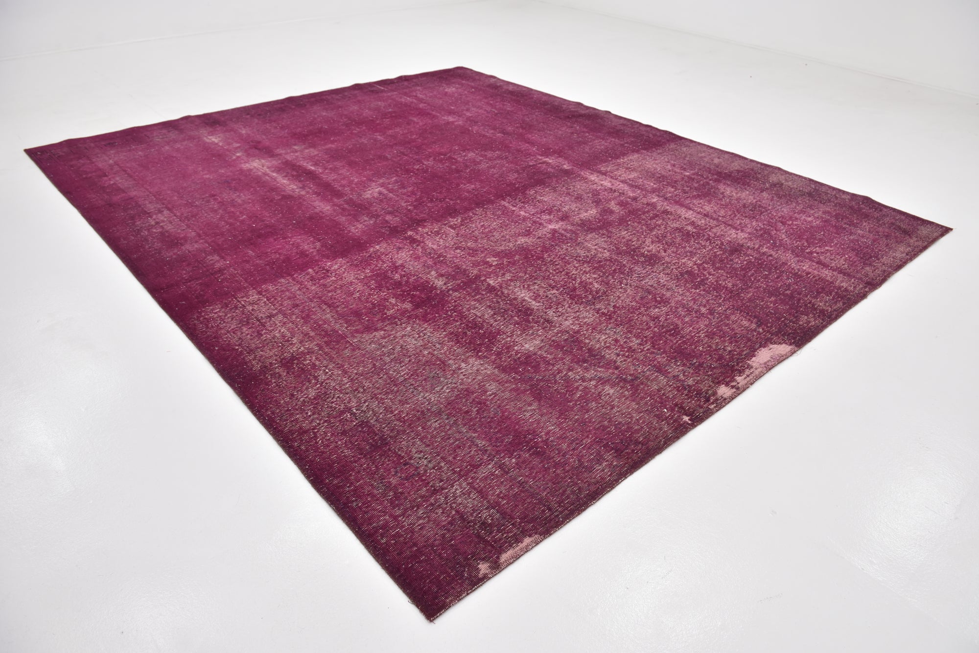 9' 7 x 11' 4 Hand Knotted Ultra Vintage Persian Wool Square Rug