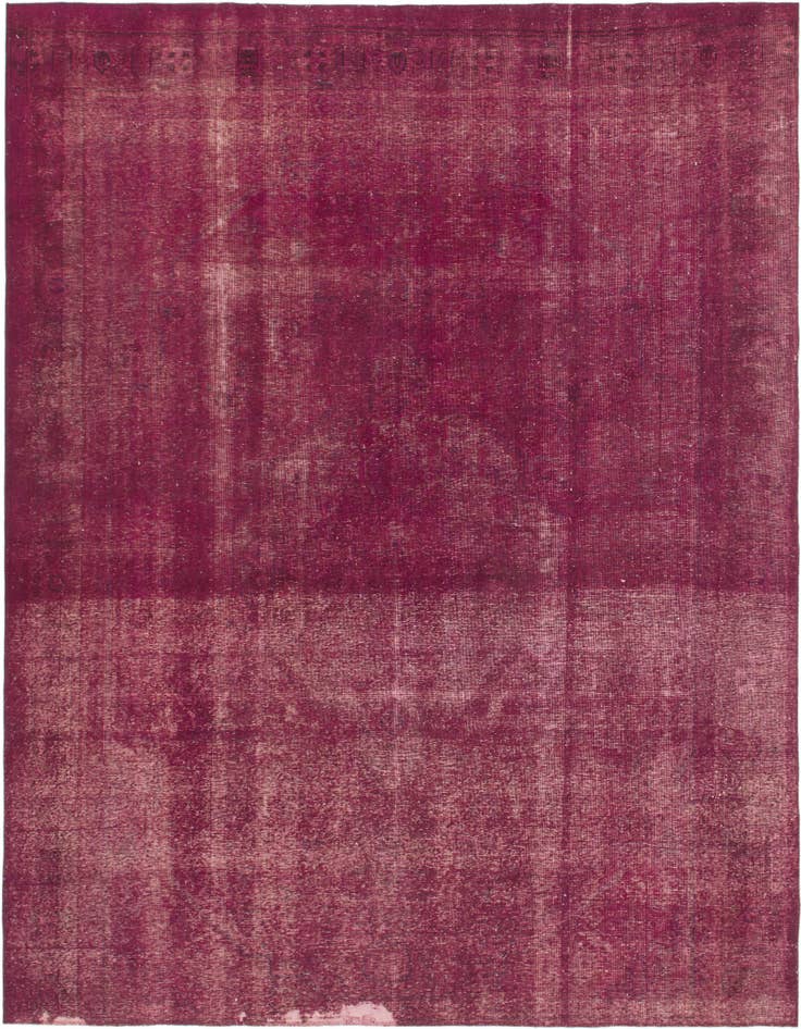 Detail image of 9' 7 x 11' 4 Hand Knotted Ultra Vintage Persian Wool Square Rug