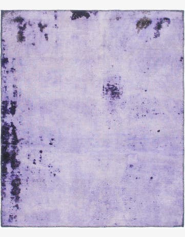 3' 7 x 4' 3 Hand Knotted Ultra Vintage Persian Wool Square Rug