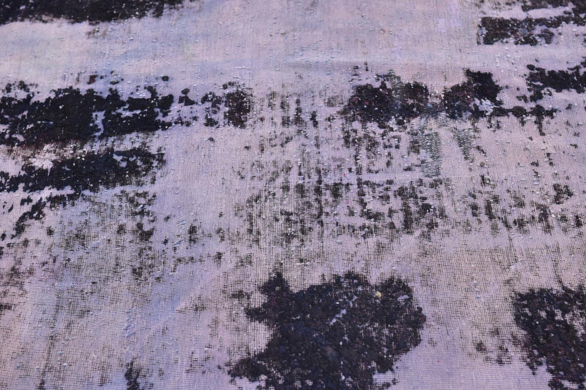 5' 10 x 6' 8 Hand Knotted Ultra Vintage Persian Wool Square Rug