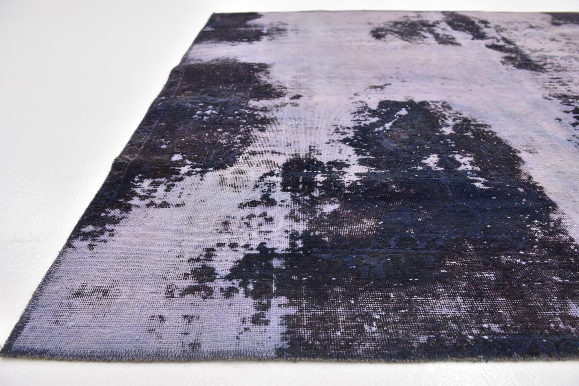 5' 10 x 6' 8 Hand Knotted Ultra Vintage Persian Wool Square Rug