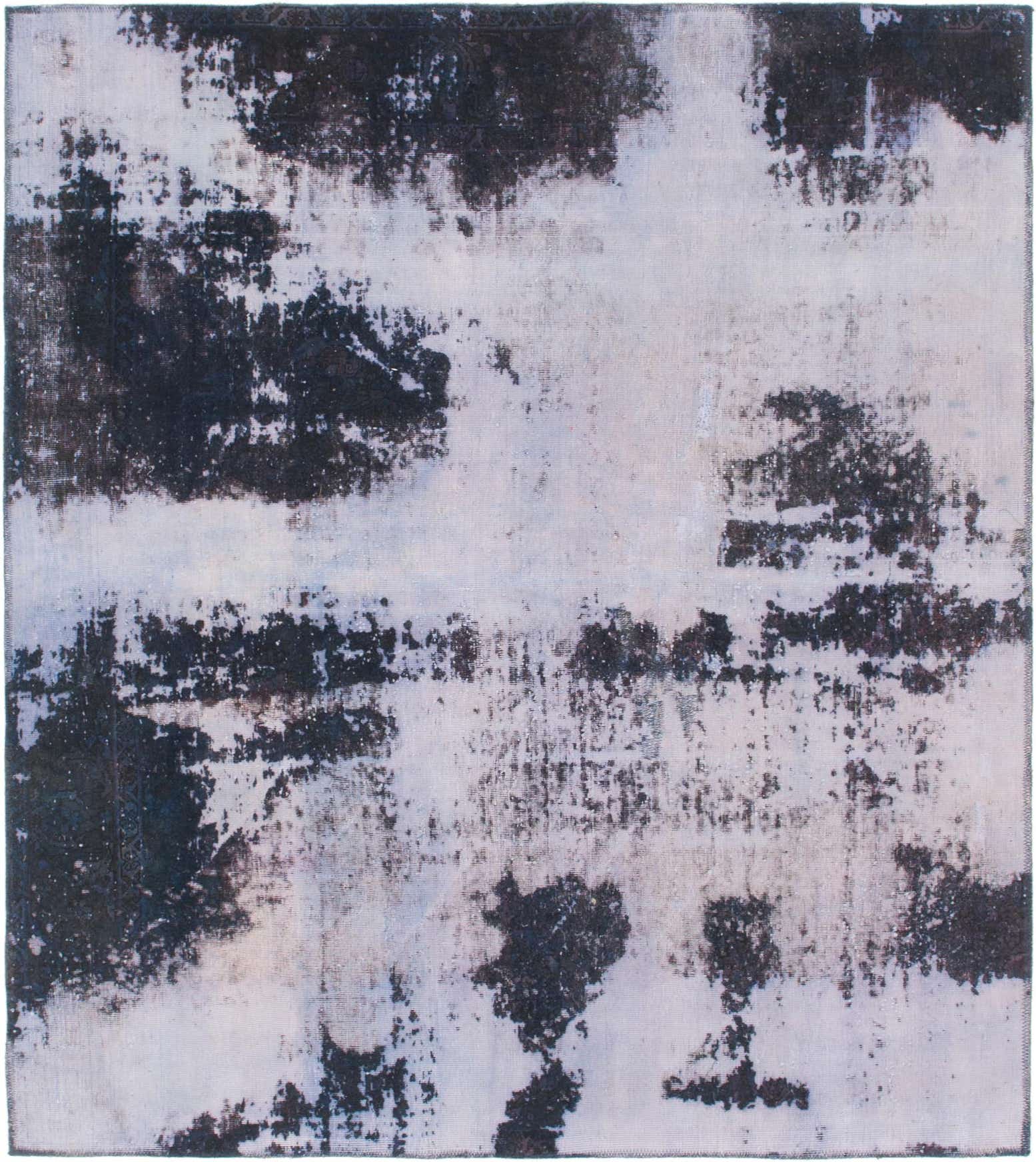5' 10 x 6' 8 Hand Knotted Ultra Vintage Persian Wool Square Rug