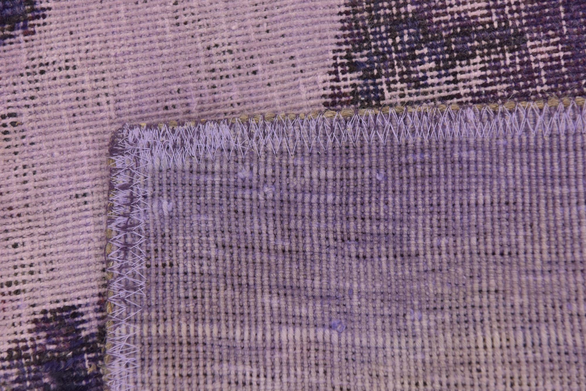 4' 6 x 4' 8 Hand Knotted Ultra Vintage Persian Wool Square Rug
