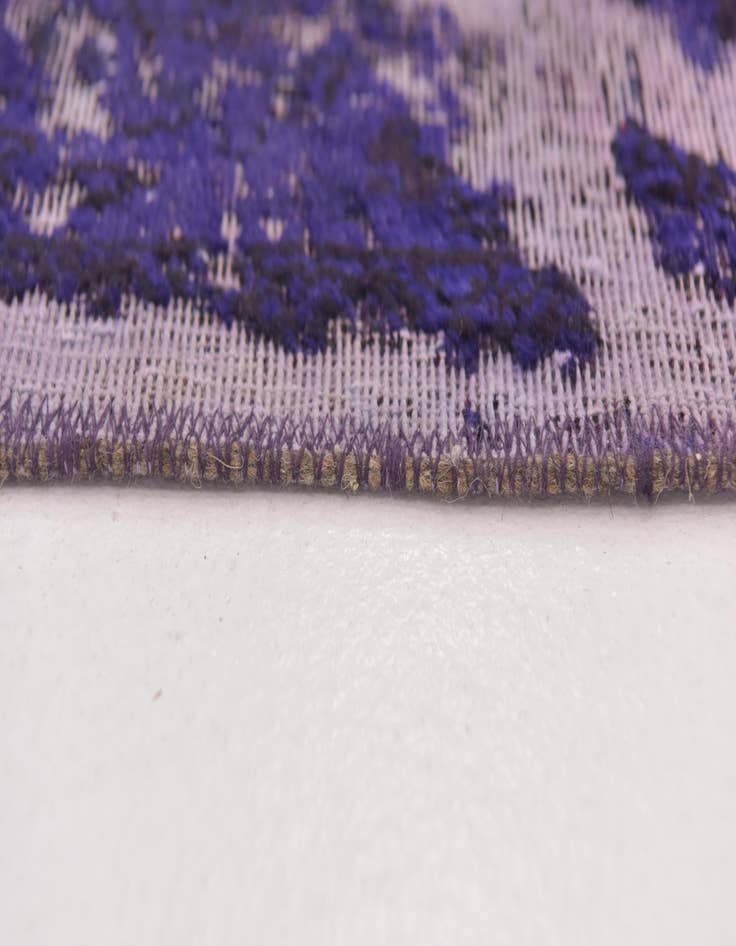 Detail image of 4' 6 x 4' 8  Hand Knotted Ultra Vintage Persian Wool Square Rug