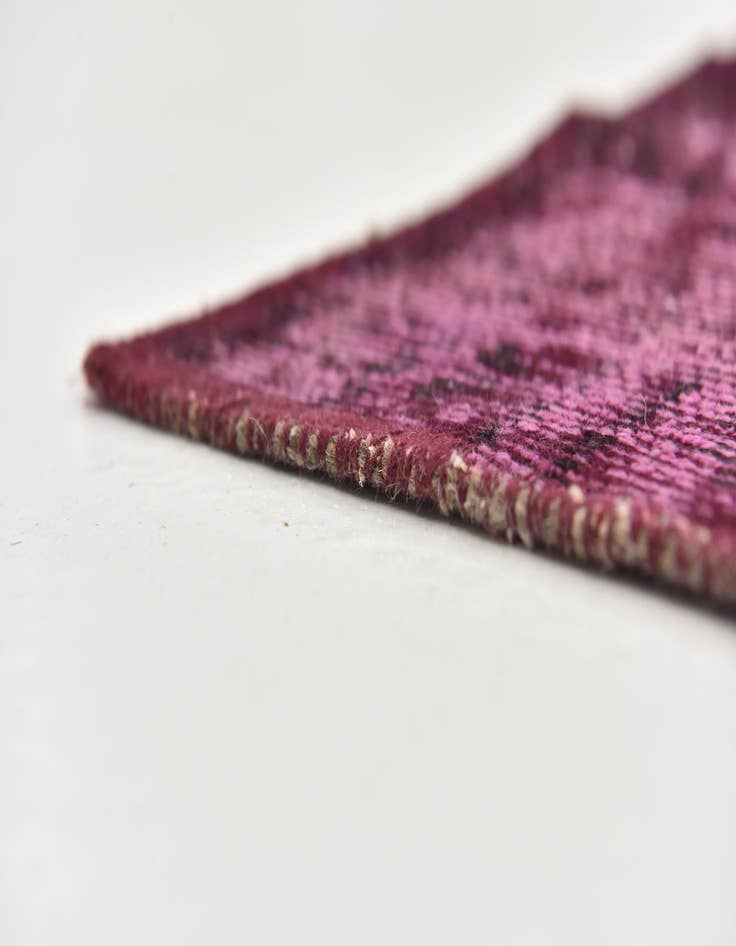 Detail image of 6' x 7'  Hand Knotted Ultra Vintage Persian Wool Square Rug