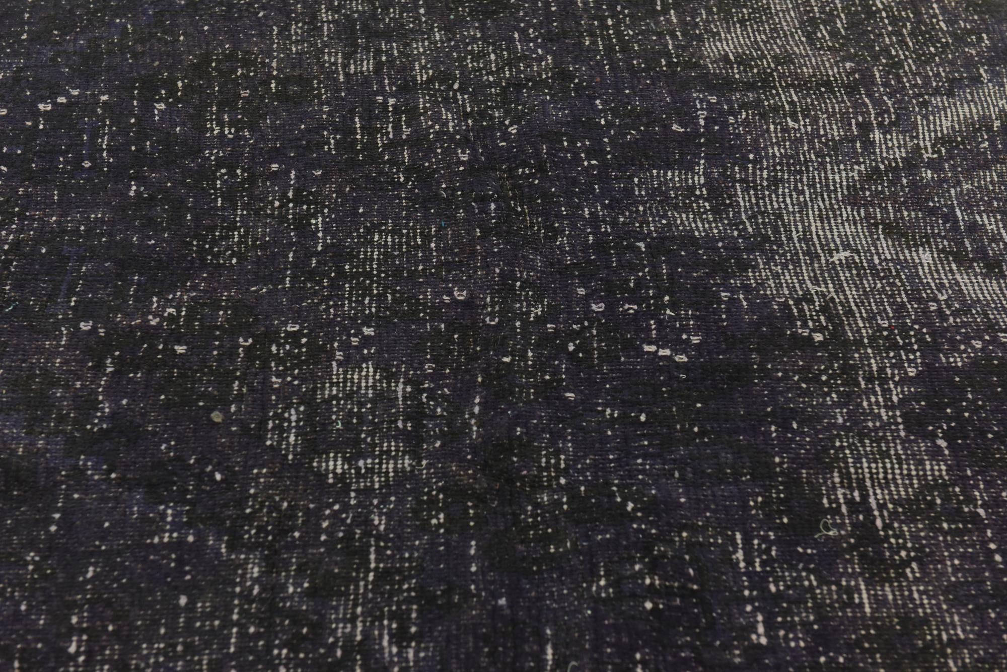 4' 9 x 5' 10 Hand Knotted Ultra Vintage Persian Wool Square Rug