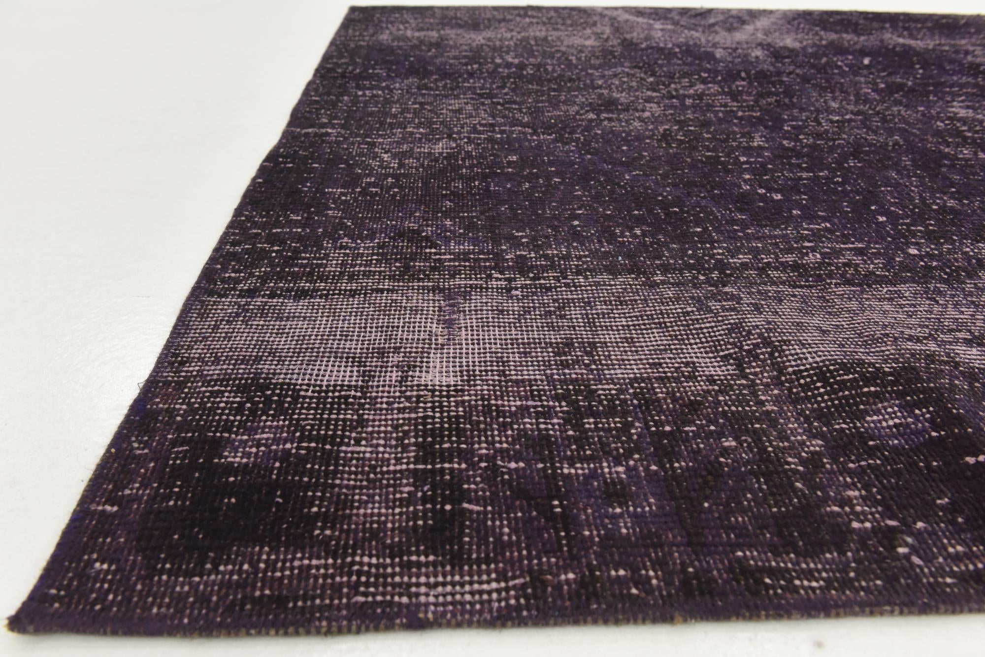 4' 9 x 5' 10 Hand Knotted Ultra Vintage Persian Wool Square Rug