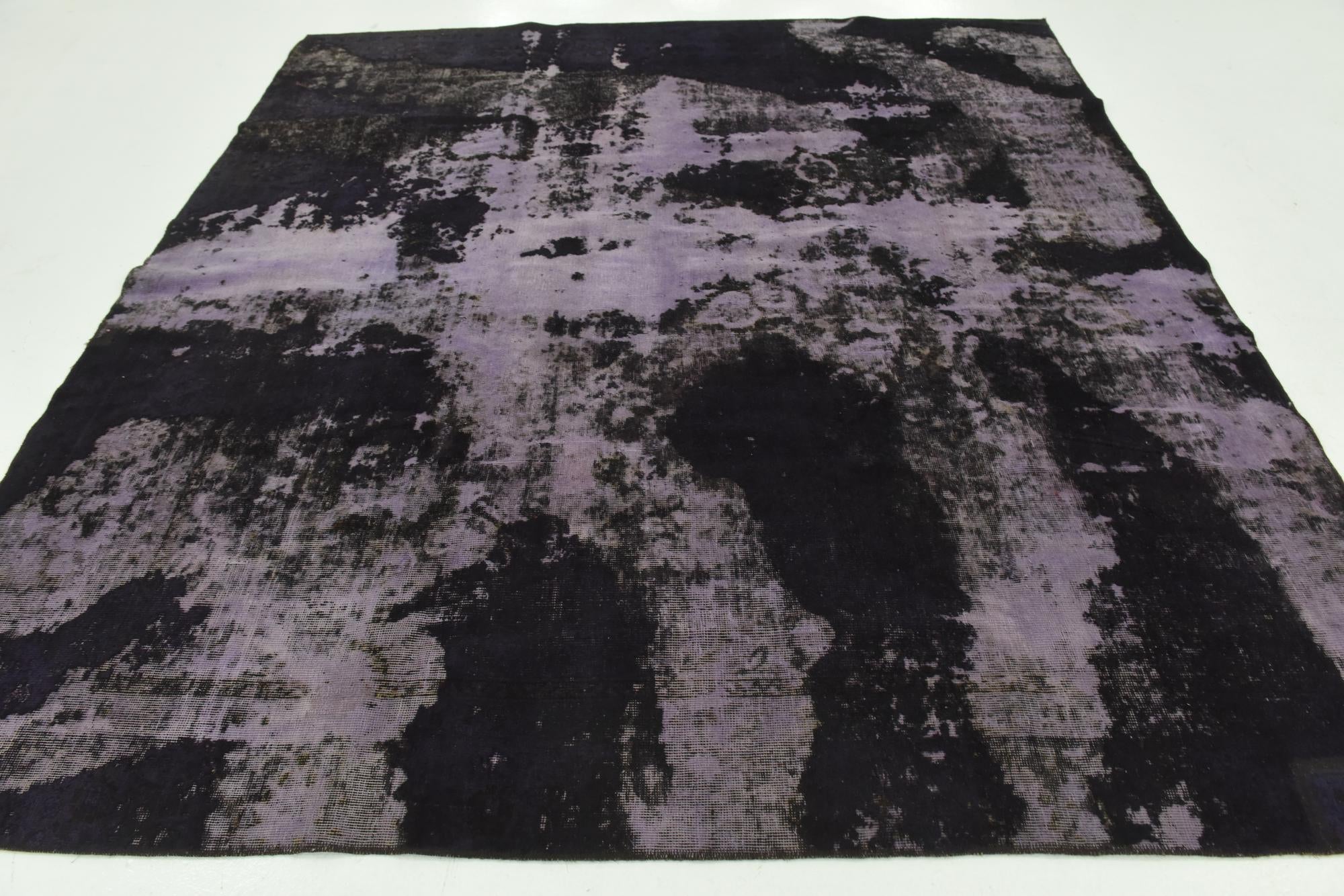 8' 3 x 9' Hand Knotted Ultra Vintage Persian Wool Square Rug