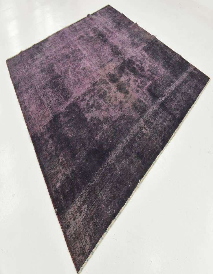 Detail image of 9' x 9' 3  Hand Knotted Ultra Vintage Persian Wool Square Rug