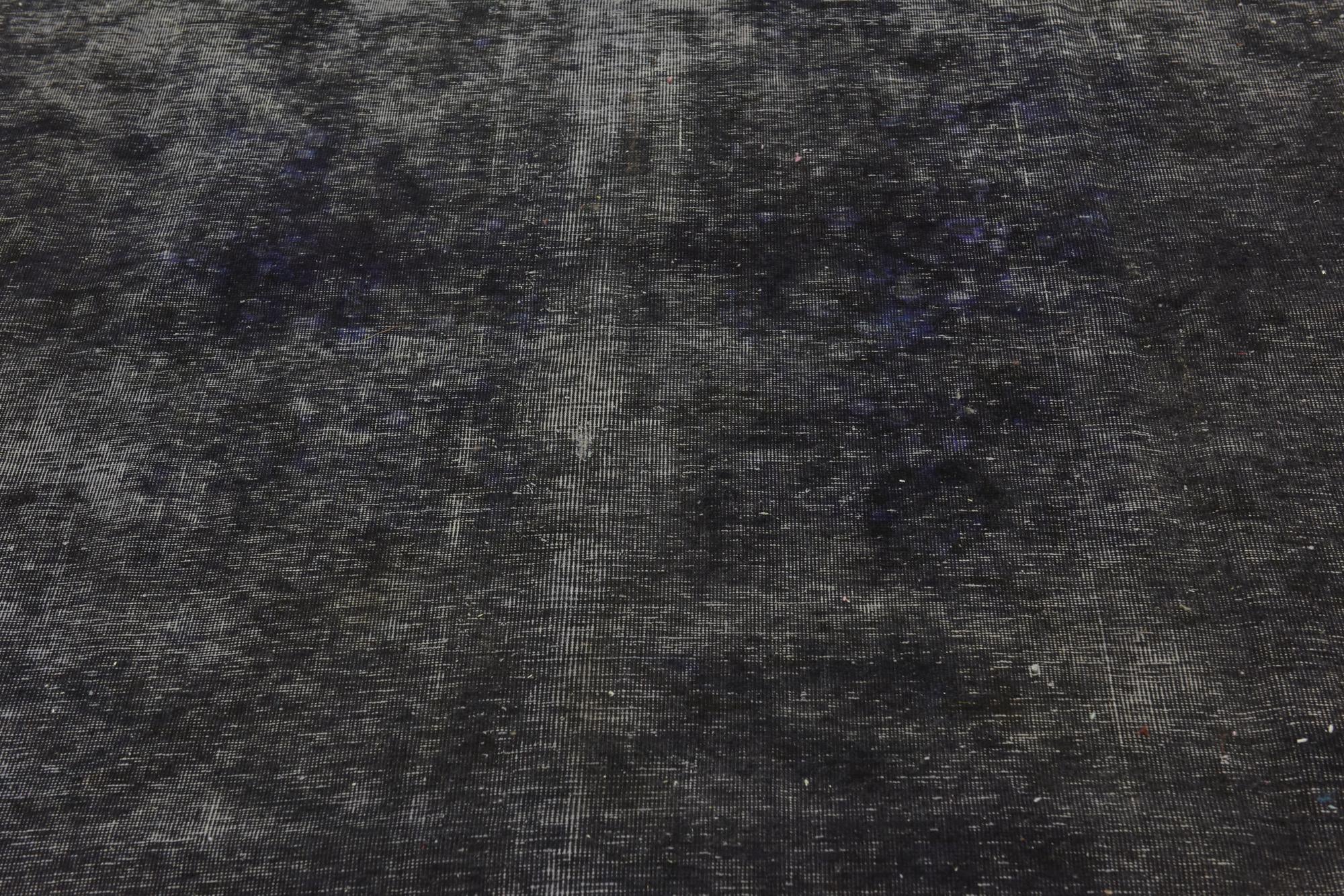 8' x 9' Hand Knotted Ultra Vintage Persian Wool Square Rug