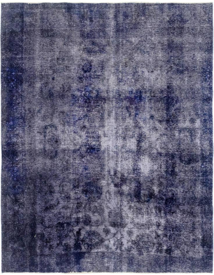 Detail image of 8' x 9' Hand Knotted Ultra Vintage Persian Wool Square Rug