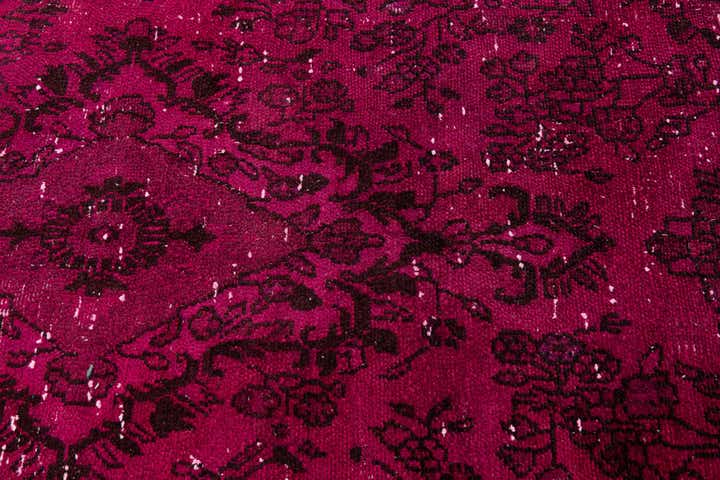 5' 5 x 5' 10 Hand Knotted Ultra Vintage Persian Wool Square Rug