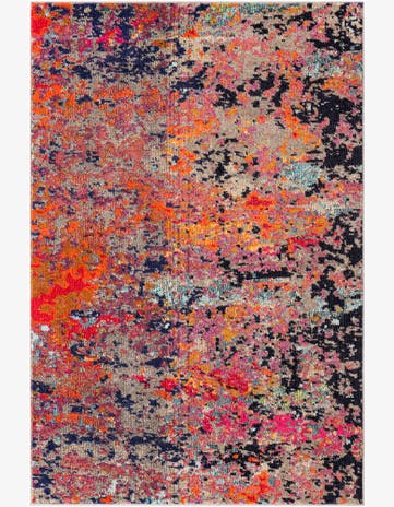 Rafferty · Abstract Washable Rug, multi
