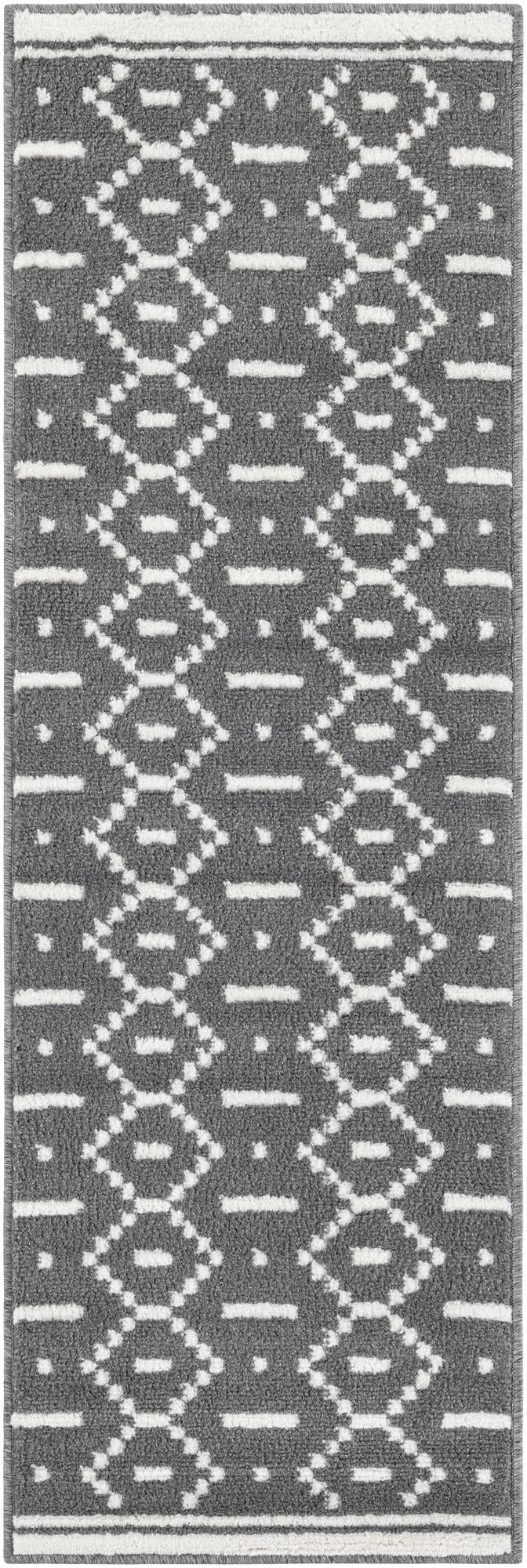 Rankin · Border rug, gray