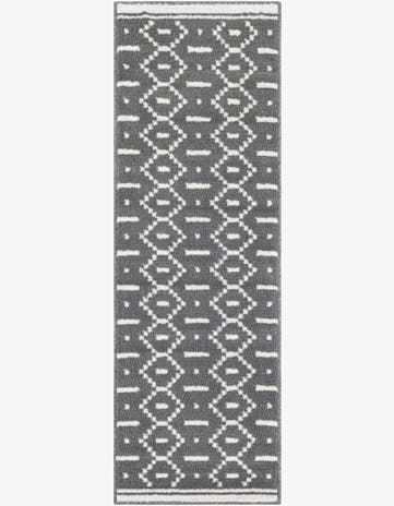 Rankin · Border rug, gray