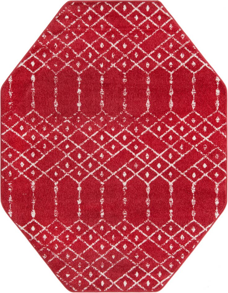 Detail image of 5' 3 x 5' 3 Paxon Trellis Octagon Rug
