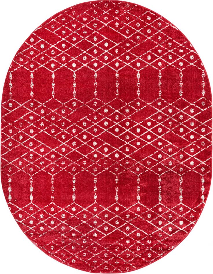 Detail image of 7' 10 x 10' Paxon Trellis Oval Rug