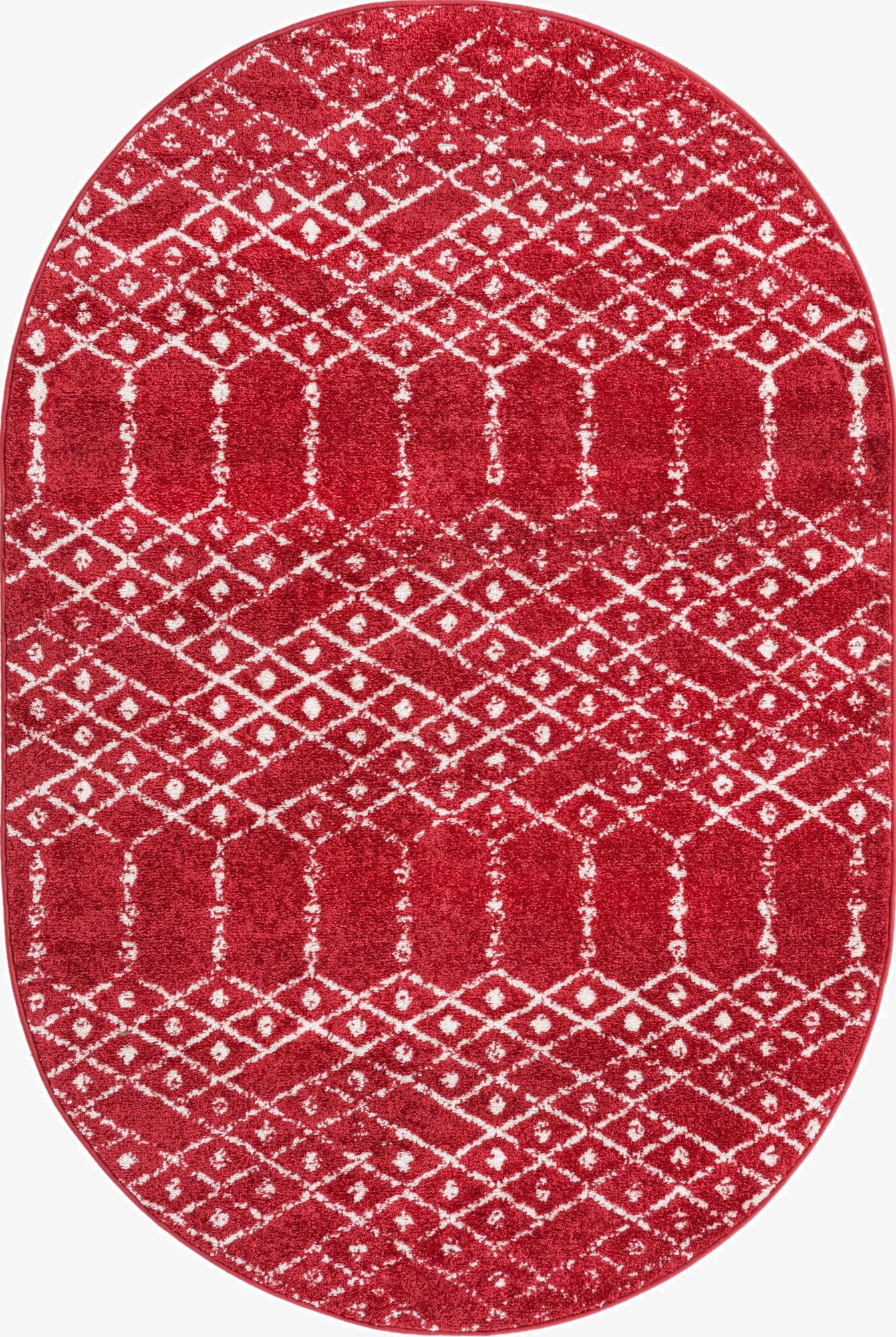 4' x 6' Paxon Trellis Oval Rug