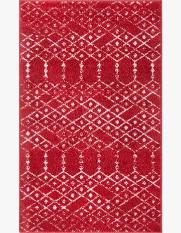 Raspberry Pink Paxon Trellis Rug