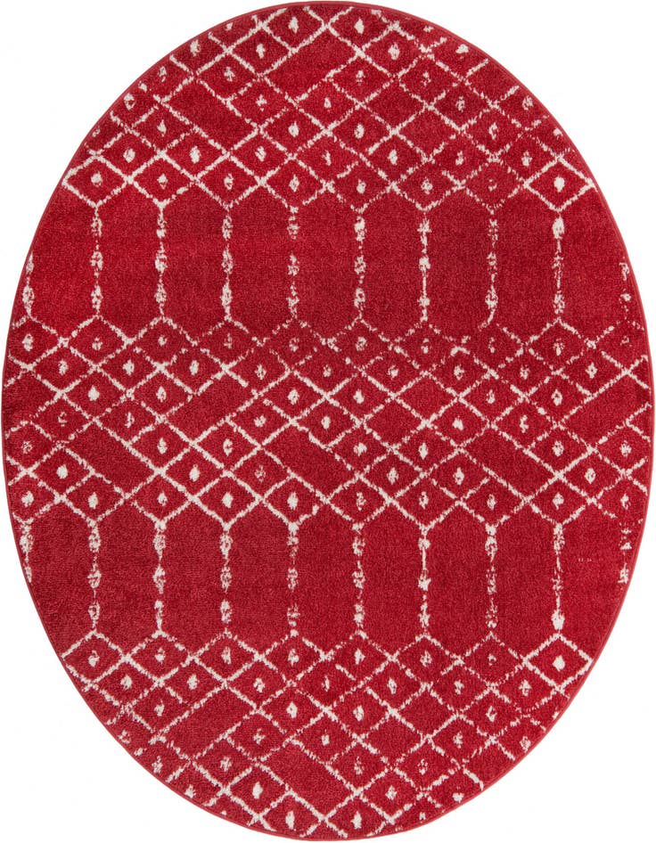 Detail image of 5' 3 x 5' 3 Paxon Trellis Round Rug