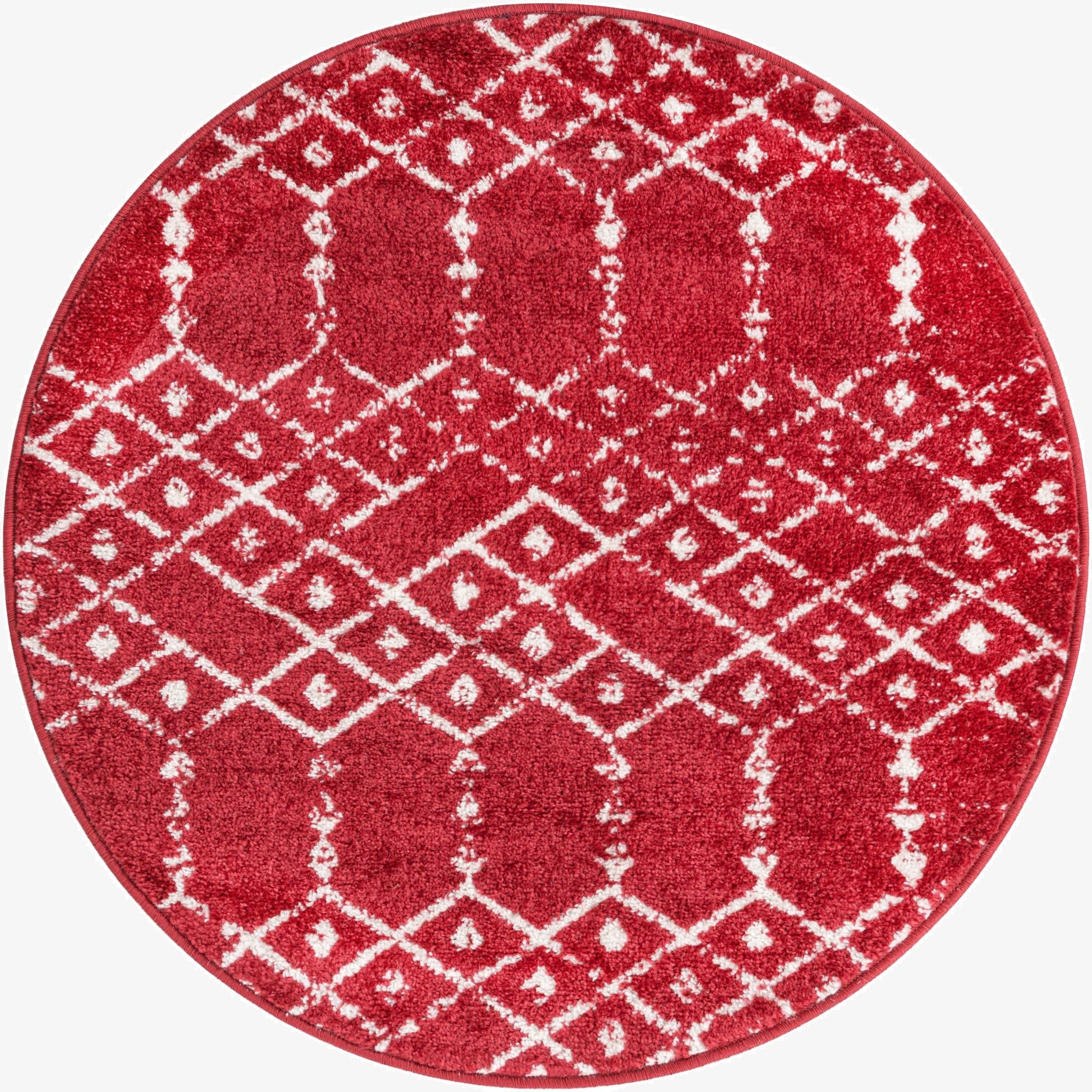 Primary image 90cm x 90cm Paxon Trellis Round Rug