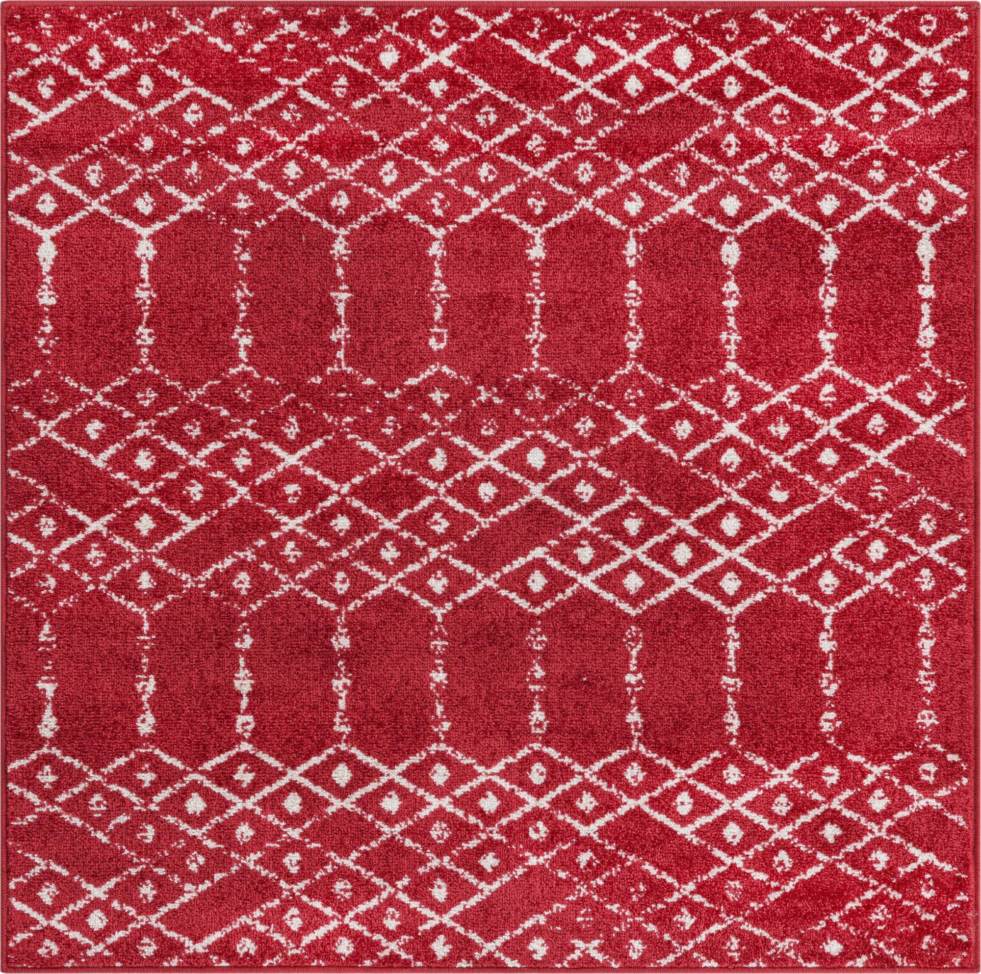 4' x 4' Paxon Trellis Square Rug