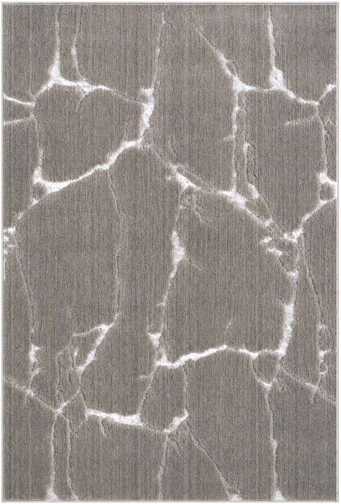 4' x 6' Ravenhill · Abstract rug, gray and silver