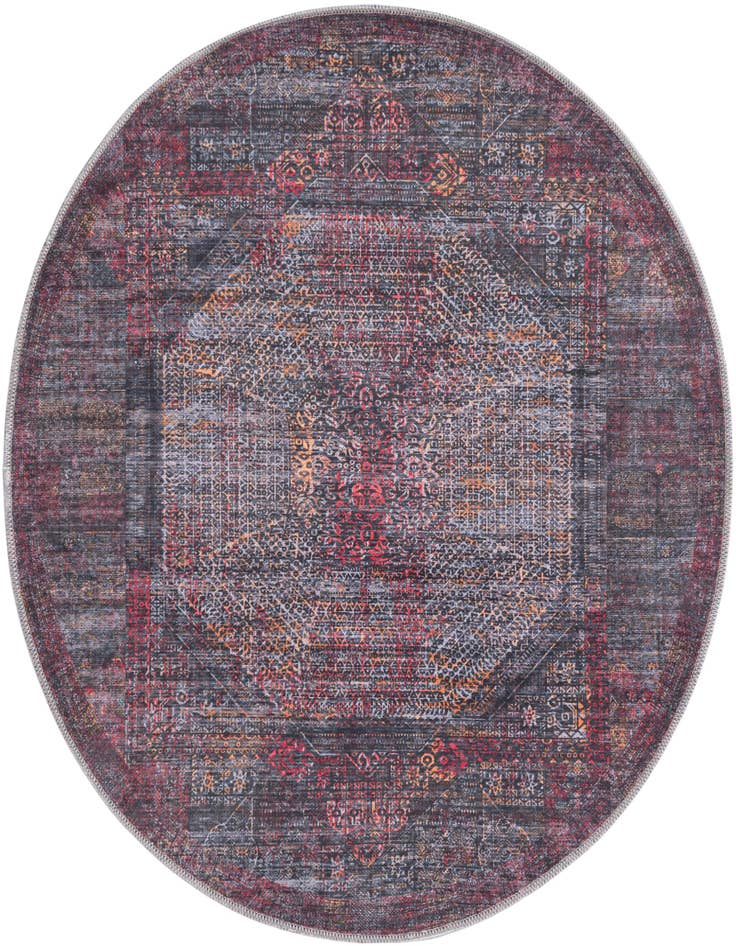 Detail image of 4' x 4' Washable Mangata Round Rug