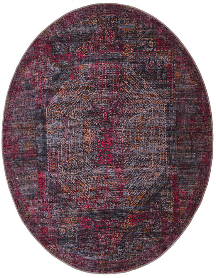 Detail image of 7' 3 x 7' 3 Washable Mangata Round Rug