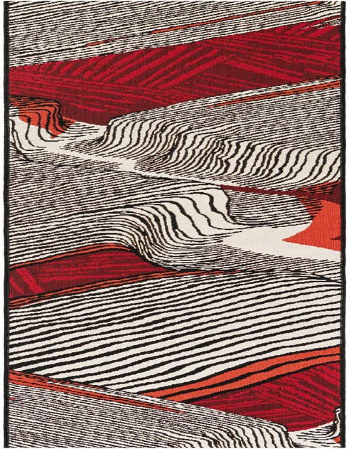 Detail image of 2' x 8' Easy-Clean Modern Indoor / Outdoor Runner Rug