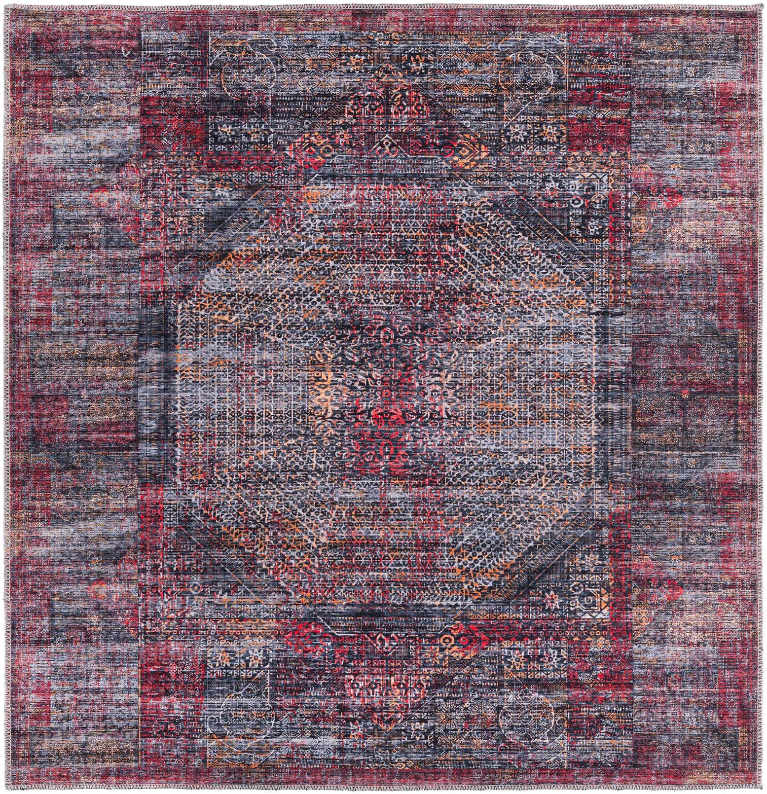 5' 3 x 5' 3 Washable Mangata Square Rug