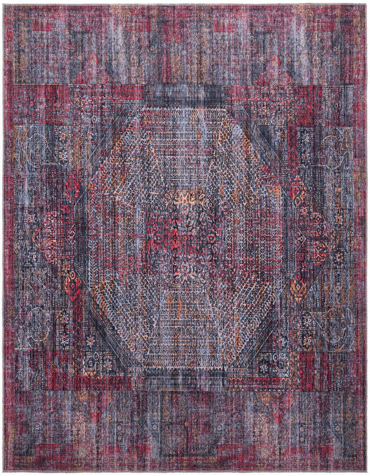Detail image of 7' 10 x 7' 10 Washable Mangata Square Rug