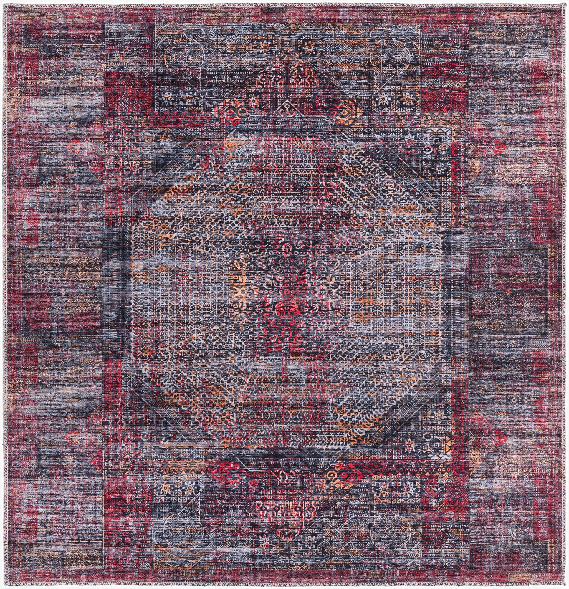 5' 3 x 5' 3  Washable Mangata Square Rug