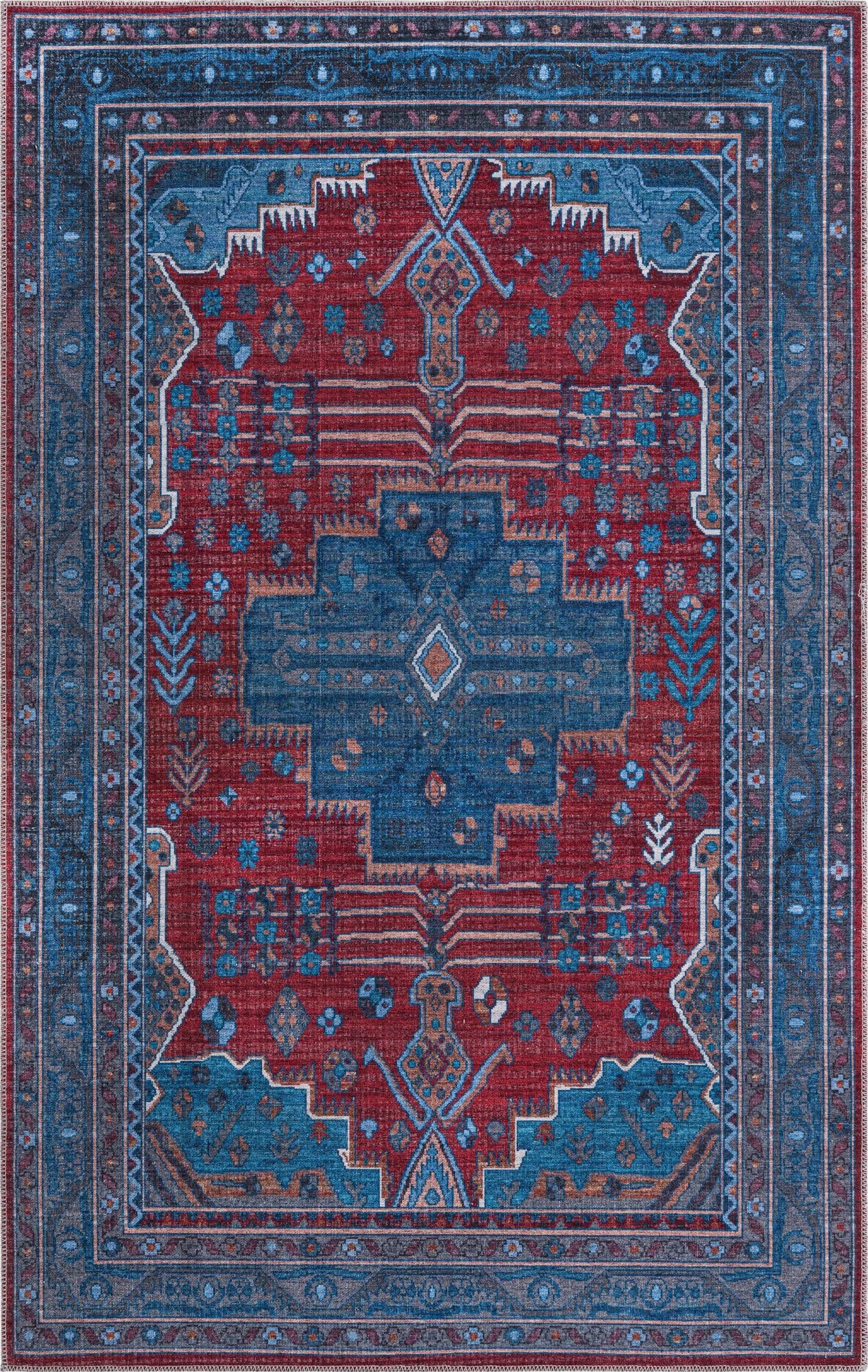 Primary image 5' 3 x 8'  Washable Mangata Rug