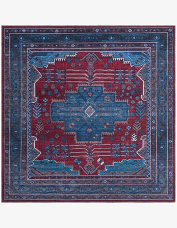 7' 10 x 7' 10 Washable Mangata Square Rug