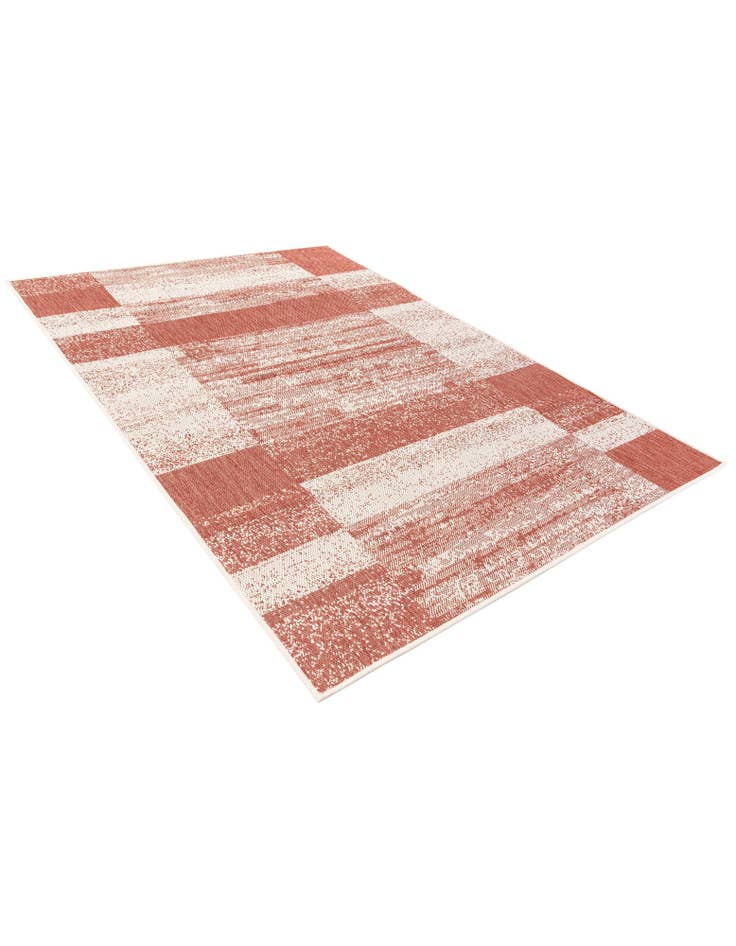 Detail image of 5' 3 x 7' 7  Washable Modern Indoor / Outdoor Rug