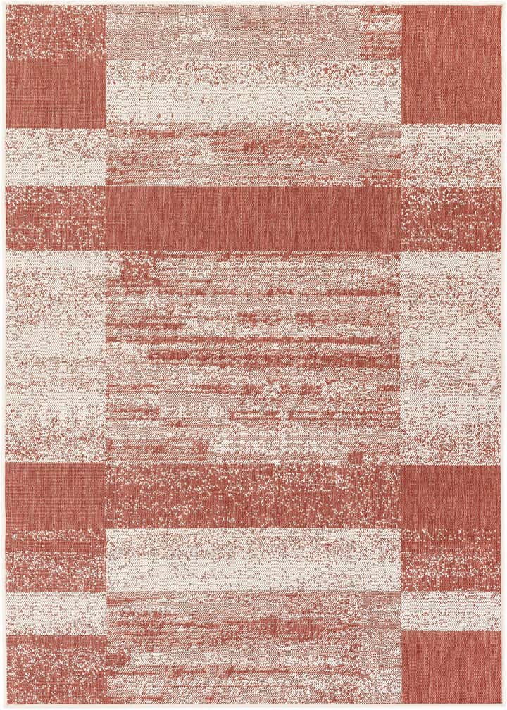 5' 3 x 7' 7 Easy-Clean Modern Indoor / Outdoor Rug