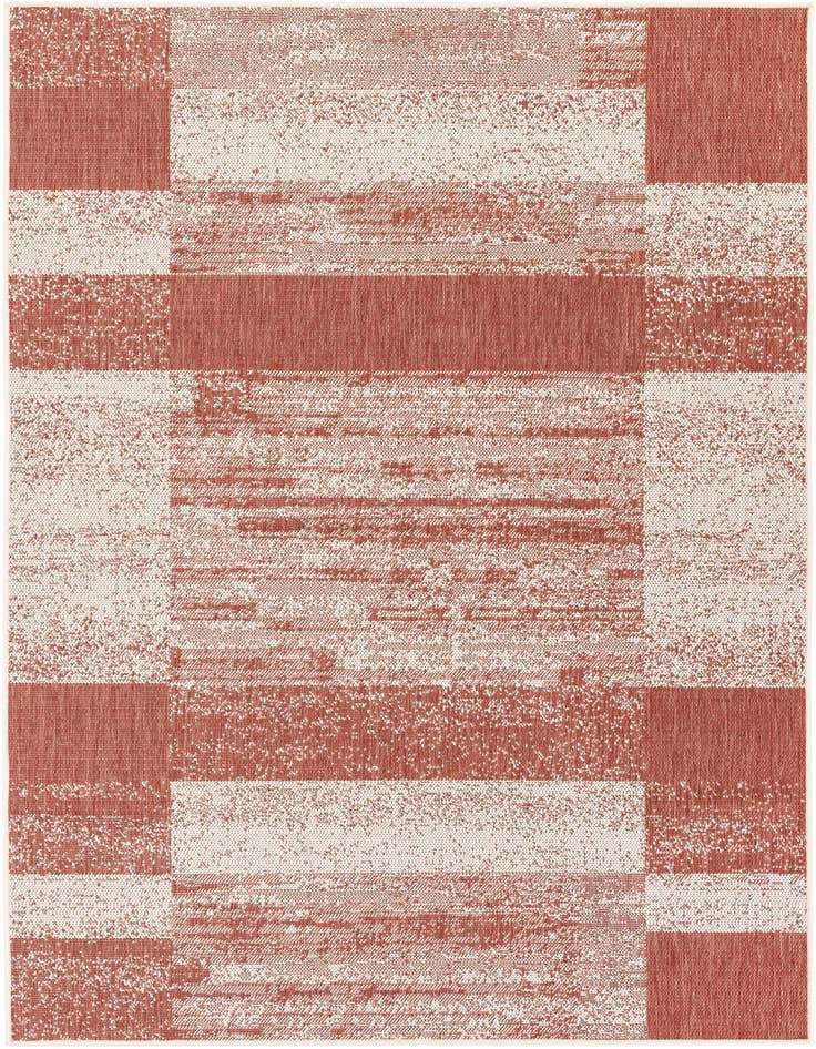 Detail image of 5' 3 x 7' 7 Easy-Clean Modern Indoor / Outdoor Rug