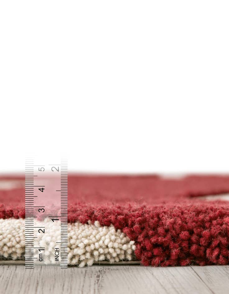 Detail image of 4' 1 x 4' 1 Handtufted Wool Round Rug